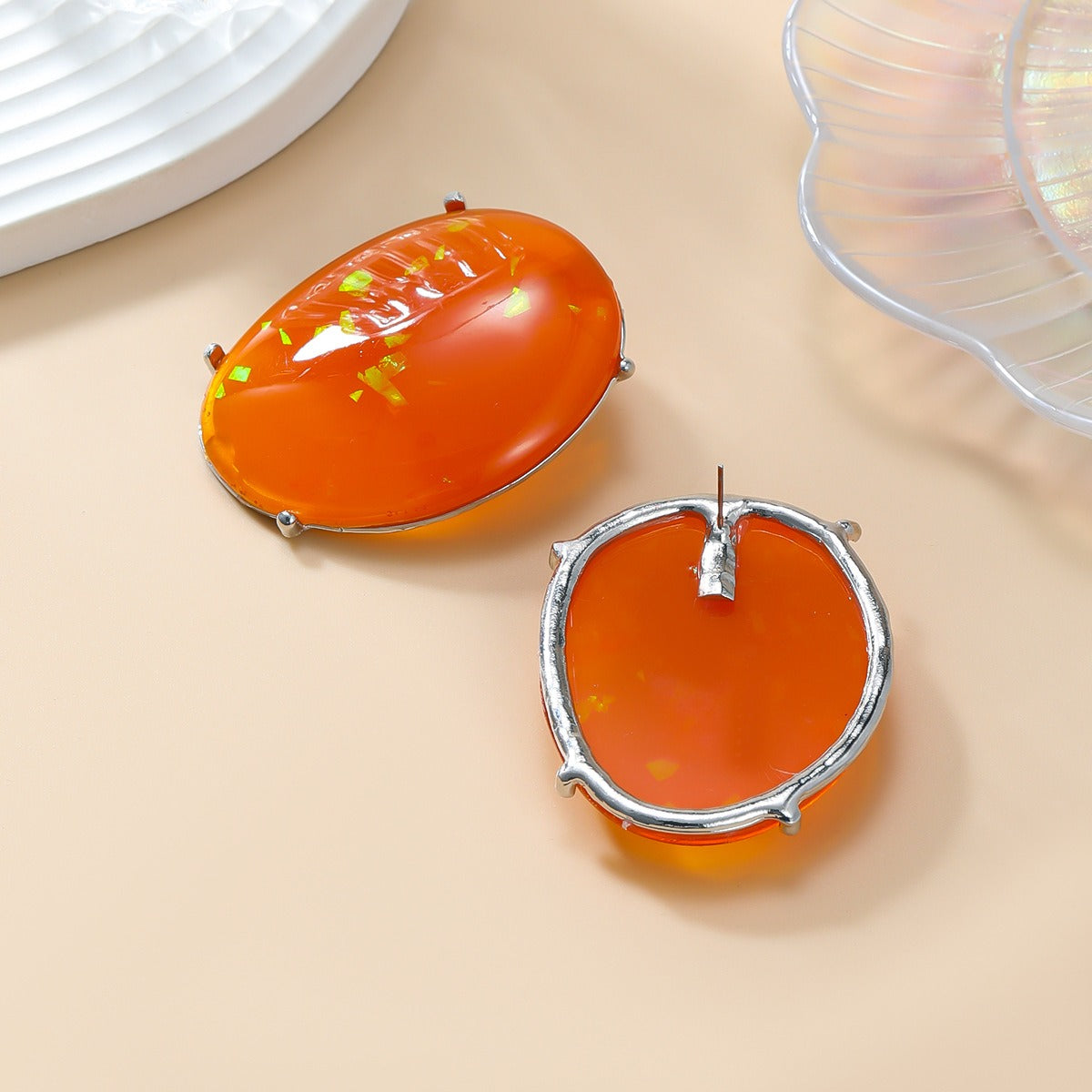 Resin Earrings for Women Fashion Holiday Party Jewelry