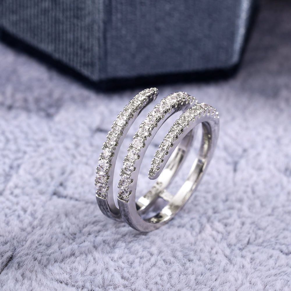 Ladies Fashion Sterling Silver Ring