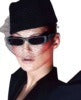 New Fashion Box Sunglasses European and American Trendy Box Sunglasses Network Style Diamond Plated Box Sunglasses
