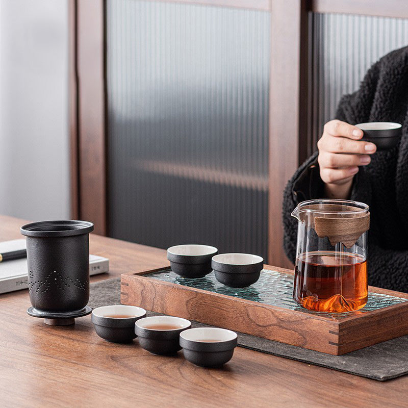 Your tea set for on the go - made of ceramic