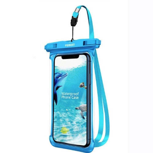 Panoramic Mobile Phone Waterproof Bag Outdoor Sports Swimming Rainproof Touch Screen Photo 6 Inches
