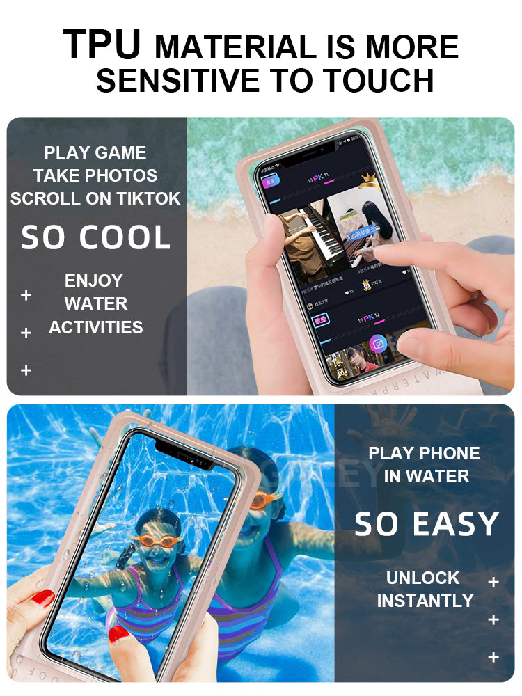 Mobile Phone Waterproof Bag New Tpu Touchable Screen