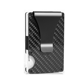 Bank card holder carbon fiber RFID card pack