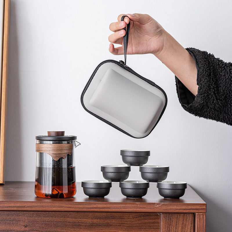 Your tea set for on the go - made of ceramic