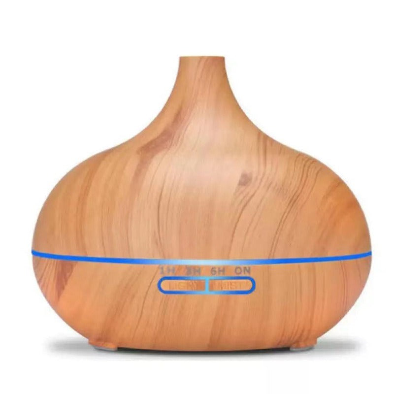 Aromatherapy machine, heavy fog, household small silent bedroom, office, hotel wood grain essential oil humidifier desktop