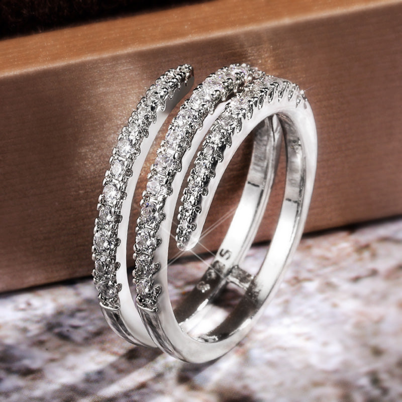 Ladies Fashion Sterling Silver Ring