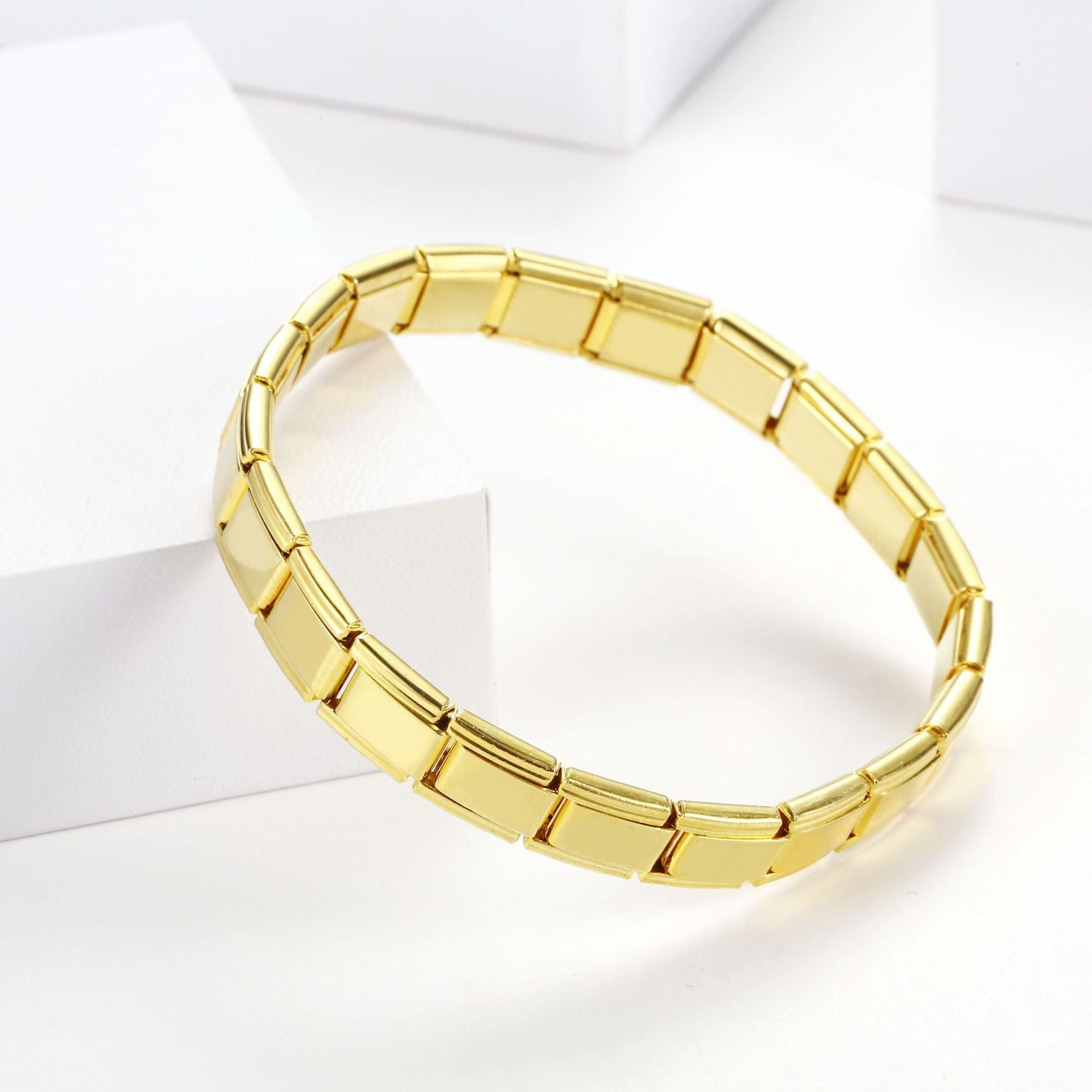 Gold Bracelet Stretch Punk Simple Elastic Bracelet Bracelet Jewelry