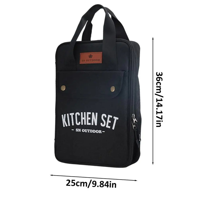 Camping kitchen set, 8 pieces, 