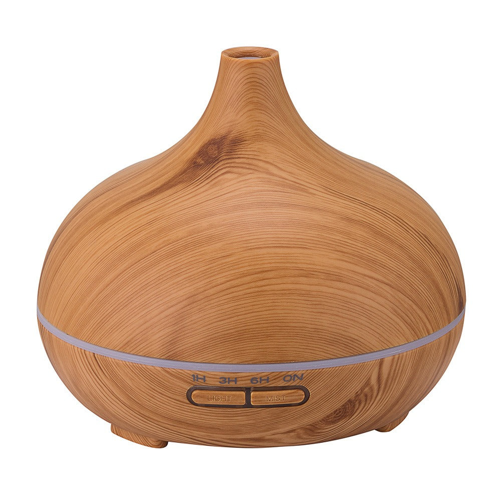 Aromatherapy machine, heavy fog, household small silent bedroom, office, hotel wood grain essential oil humidifier desktop