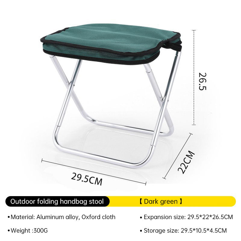 Foldable camping stool